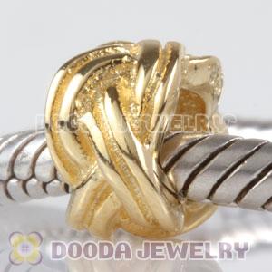Gold Plated European Tight Together Charm Wire Beads