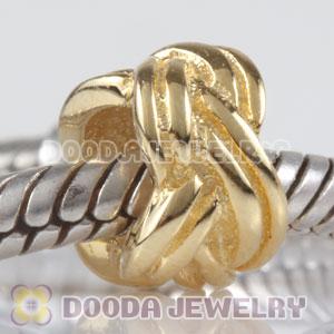 Gold Plated European Tight Together Charm Wire Beads