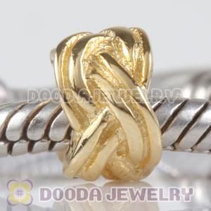 Gold Plated European Tight Together Charm Wire Beads
