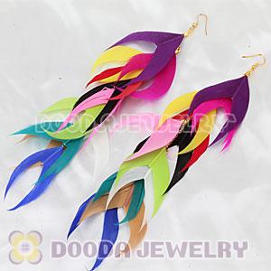 Colorful Extra Long Feather Earrings Forever 21 Wholesale