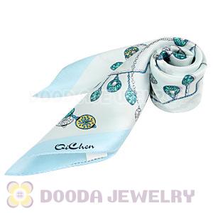 Printed Silk Scarf 50X50cm Small Square Satin Pure Silk Scarves Wholesale