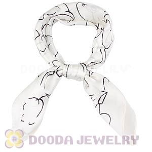Printed Silk Scarf 50X50cm Small Square Satin Pure Silk Scarves Wholesale