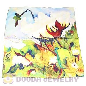 Pure Silk Scarves 65×65cm Medium Square Silk Scarf Shawls Wholesale