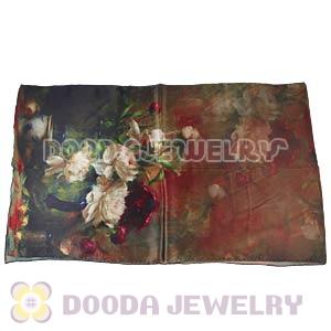 Cheap Designer Silk Scarves 170×50cm Long Oblong Silk Scarves Wholesale