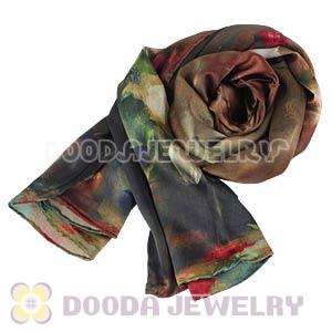 Cheap Designer Silk Scarves 170×50cm Long Oblong Silk Scarves Wholesale