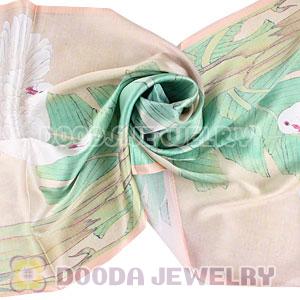 Cheap Designer Silk Scarves 170×50cm Long Oblong Silk Scarves Wholesale