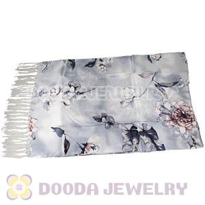 Long Oblong Fringed Silk Scarves 170×50cm Silk Scarf Painting Wholesale 