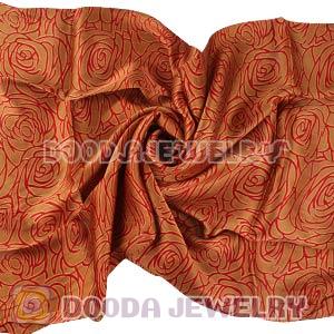 Long Oblong Fringed Silk Scarves 170×50cm Silk Scarf Painting Wholesale 