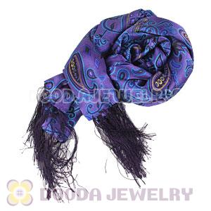 Long Oblong Fringed Silk Scarves 170×50cm Silk Scarf Painting Wholesale 