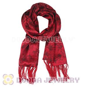 Long Oblong Fringed Silk Scarves 170×50cm Silk Scarf Painting Wholesale 