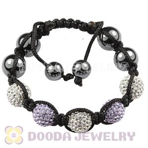 Fashion TresorBeads Pave Crystal Child Bracelets With Hemitite 