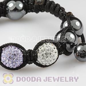Fashion TresorBeads Pave Crystal Child Bracelets With Hemitite 