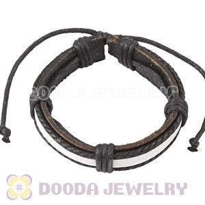 Fashion Wristbands Friendship Handmade Leather Bracelets Wholesale