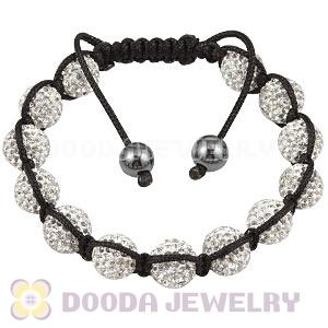 Fashion Handmade Pave Crystal TresorBeads Bracelets With Hematite