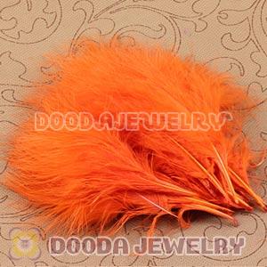 Natural Orange Fluffy Short Rooster Feather Hair Extensions Wholesale