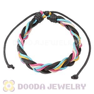 Fashion Wristbands Friendship Braided Handmade Leather Bracelets Wholesale