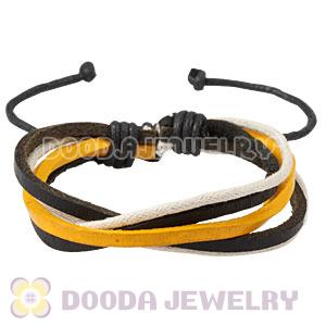 Fashion Wristbands Friendship Handmade Leather Bracelets Wholesale