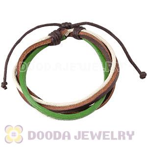 Fashion Wristbands Friendship Handmade Leather Bracelets Wholesale