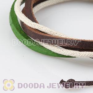 Fashion Wristbands Friendship Handmade Leather Bracelets Wholesale