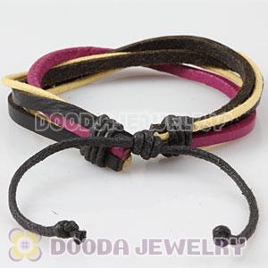 Fashion Wristbands Friendship Handmade Leather Bracelets Wholesale