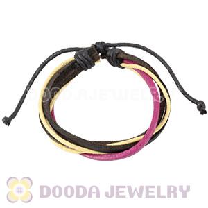Fashion Wristbands Friendship Handmade Leather Bracelets Wholesale