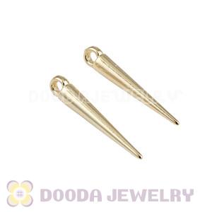 Cheap 22mm Gold Plated Basketball Wives Earring Spike Beads Wholesale 