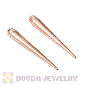 34mm Rose Gold Plated Basketball Wives Spike Beads Wholesale 