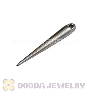 Cheap 34mm Plated Gun Black Basketball Wives Spike Beads Wholesale 