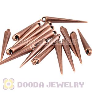 Cheap 34mm Plated Antique Copper Basketball Wives Spike Beads Wholesale 