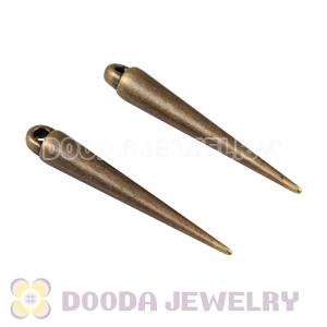 Cheap 34mm Plated Bronze Copper Basketball Wives Spike Beads Wholesale 