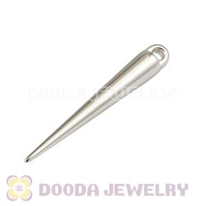 Cheap 34mm Platinum Plated Basketball Wives Spike Beads Wholesale 