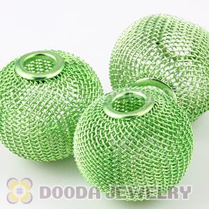 30mm Large Green Mesh Ball Beads For  Basketball Wives EHoop arrings
