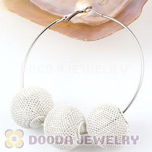 25mm Basketball Wives Wire Mesh Balls Beads Wholesale 