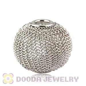 25mm Basketball Wives Wire Mesh Balls Beads Wholesale 