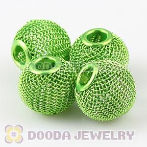 16mm Basketball Wives Lime Mesh Beads Wholesale 