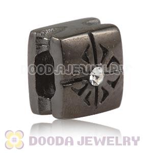 Handmade Style Plated Gun Black Silver Nugget Stone Beads Wholesale 