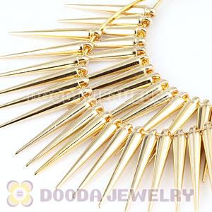 70mm Gold Basketball Wives Spike Hoop Earrings Wholesale