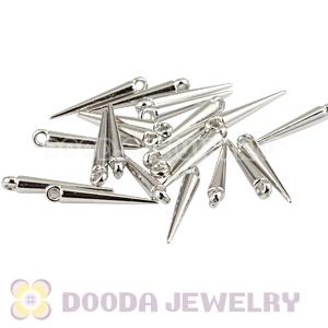 22mm Platinum Plated Basketball Wives Earring Spike Beads Wholesale 