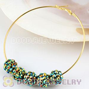 10mm Basketball Wives Resin Earring Beads Wholesale 