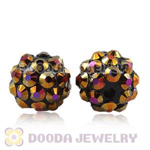10mm Basketball Wives Resin Earring Beads Wholesale 