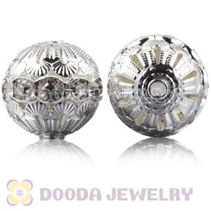 17mm Alloy Crystal Beads For Basketball Wives Earrings Wholesale 