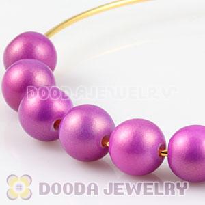 10mm Basketball Wives Pink ABS Beads Wholesale 