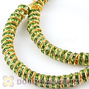 70mm Basketball Wives Crystal Spacer Hoop Earrings Wholesale 