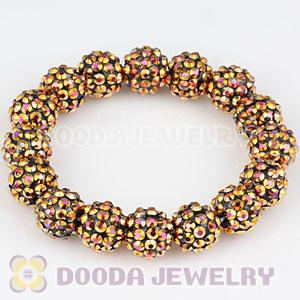 12mm Resin Beads Basketball Wives Bracelet Wholesale