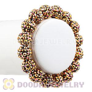12mm Resin Beads Basketball Wives Bracelet Wholesale