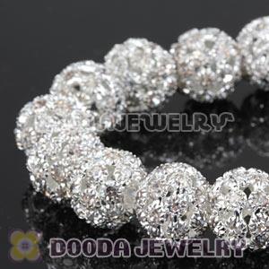 14mm Silver Rhinestone Basketball Wives Bracelets Wholesale