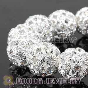 16mm Silver Rhinestone Basketball Wives Bracelets Wholesale