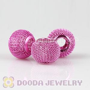 14mm Basketball Wives Peach Mesh Beads Wholesale 