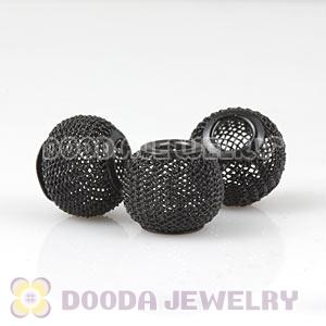 14mm Basketball Wives Black Mesh Beads Wholesale 