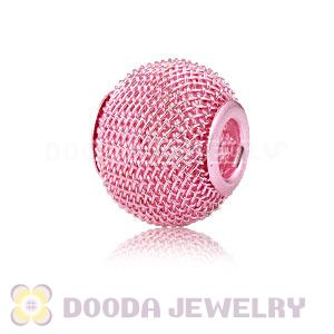 Wholesale 18mm Basketball Wives Pink Mesh Beads Cheap 